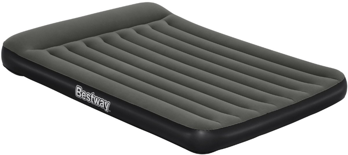 Bestway – Luchtbed – 2-Persoons – 152×203×30 cm – Groen – Met Ingebouwde Batterijpomp - 2-persoons Luchtbed - Luchtbed Camping - Luchtbed Buiten - Luchtbed Met Ingebouwde Pomp - Luchtbed Met Hoofdkussen
