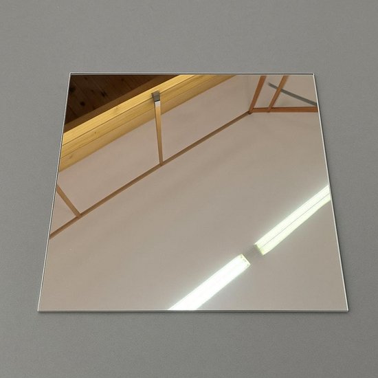 quegau Set van 4 veiligheidsspiegels in volledige lengte voor kinderen, wandspiegel, kunststof, plexiglas, acryl, 30,5 x 30,5 cm, lange kastdeurspiegel, trainingsspiegel voor de