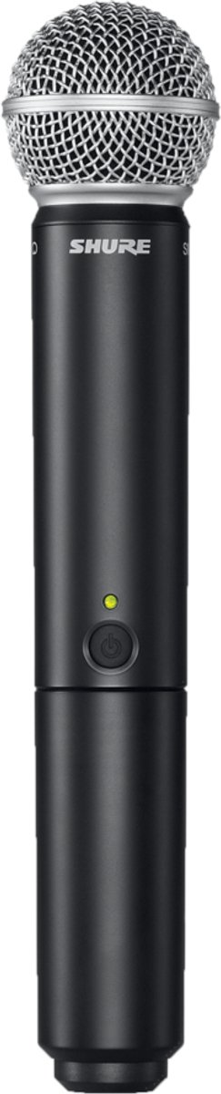 Shure BLX2/SM58 K14 (614-638 MHz) - Losse draadloze handheld microfoon, SM58