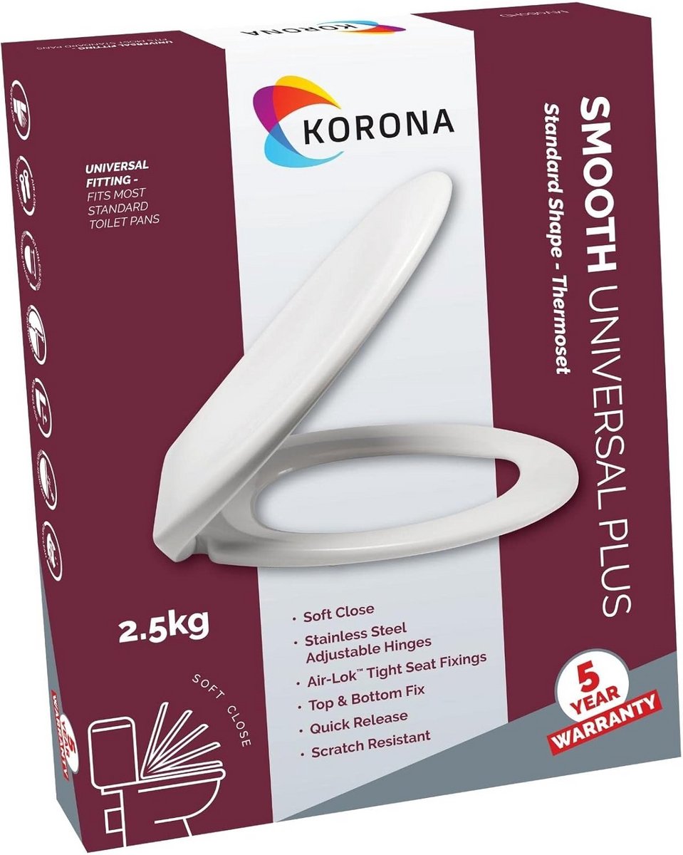 Hoogwaardige Metalen Toiletbril met Topfix Montage en Softclose Scharnieren - Universele Pasvorm