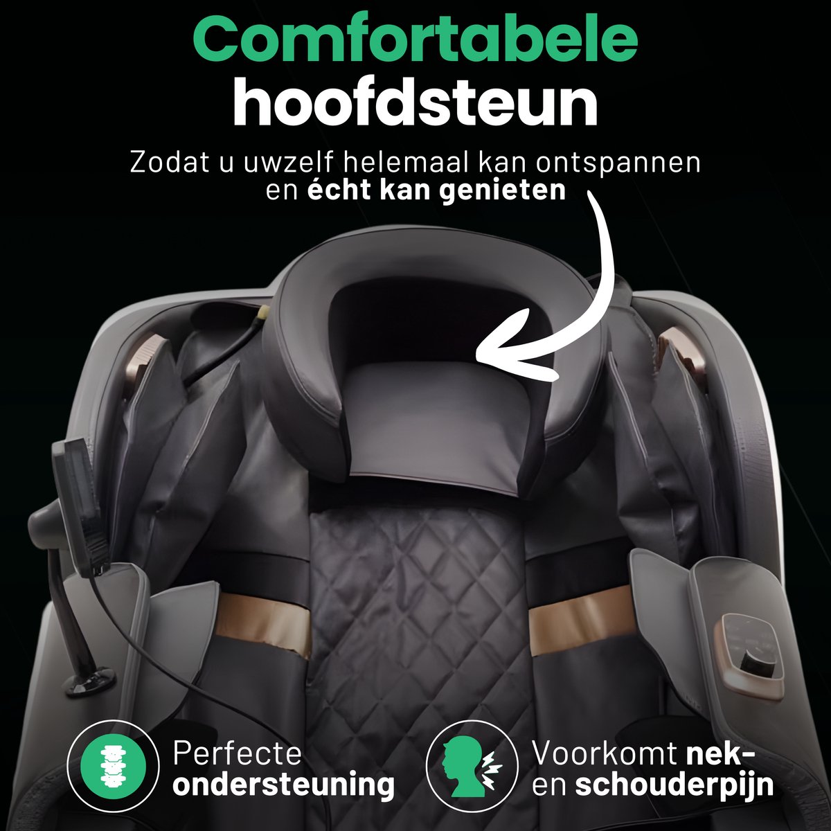 AlienComfort VENUS Massagestoel met Verwarming en 18 Rollers - afbeelding 3