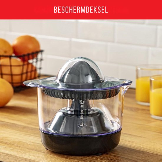 SNJY® Sinaasappelpers - Citruspers - Fruitpers - 25 W - 450 ml - Zwart van Merkloos — afbeelding 3