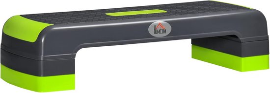 PRISP Verstelbare Aerobic Stepper 78cm - 3 Hoogtes (10/15/20 cm), Stepbankje Voor Thuisgym en Fitness Training, 78 x 28 cm PRISP Verstelbare Aerobic Stepper 78cm - 3 Hoogtes (10/15/20 cm), Stepbankje Voor Thuisgym en Fitness Training, 78 x 28 cm