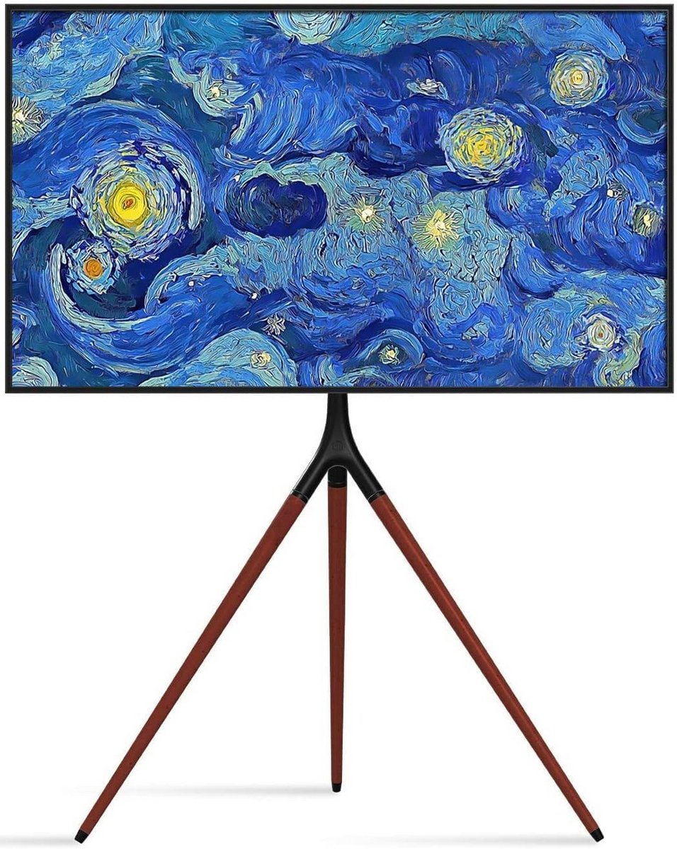 Houten Tripod TV Standaard Ezel voor 45-65 inch LCD/LED/Plasma Televisie