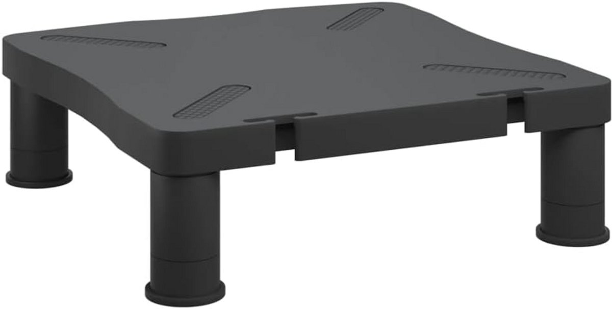 Ergonomische monitorverhoger voor bureau in zwart