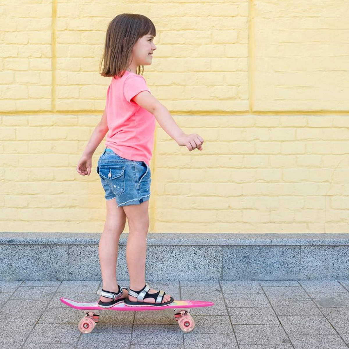 Compleet Skateboard Dubbel Kicktail Cruiser Deck voor Kinderen Jongeren en Volwassenen