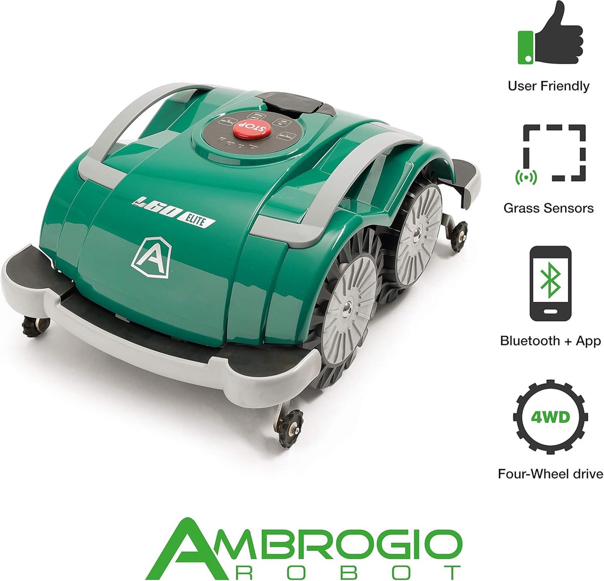 AMBROGIO L60 ELITE S+ Robotmaaier 7,5 Ah voor 400 m² - afbeelding 3
