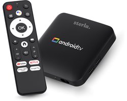Android TV Box 4K HDR – Android 14 – Chromecast – 8K Decoding – Google Assistant – Snelle WiFi