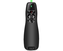 Multifunctionele Paginaomslagpen – Draadloze Presenter Pen Met Groene Laserpointer – Compatibel Met Windows, Mac En Linux – Compact En Ergonomisch