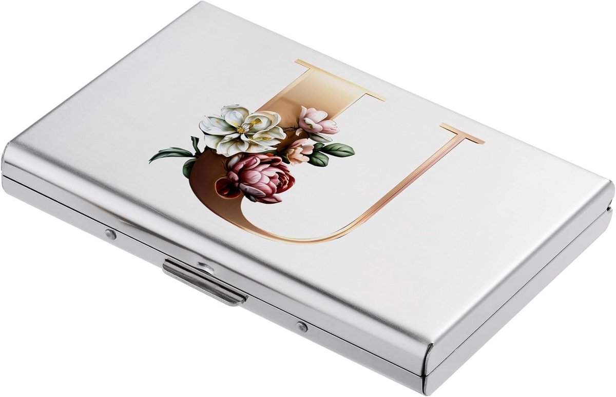 Slanke RFID Blokkerende Metalen Creditcardhouder - Stijlvol Ontwerp voor Dames en Heren - 6 Slots