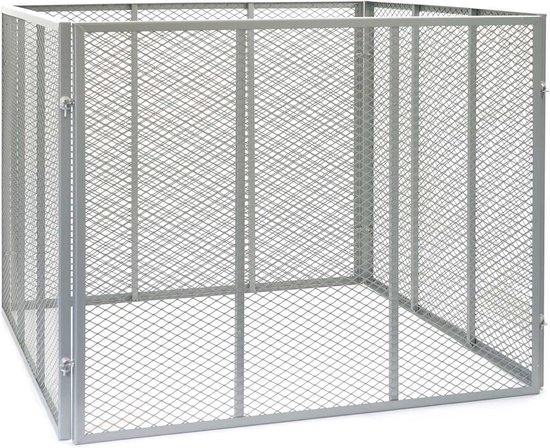 Wiltec compostbak 300 liter 61 x 61 x 82 cm, compostvat voor