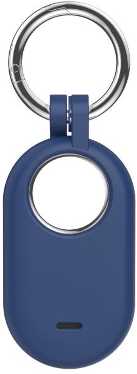 Sleutelhanger geschikt voor Samsung SmartTag 2 - Siliconen - Blauw - CHPN