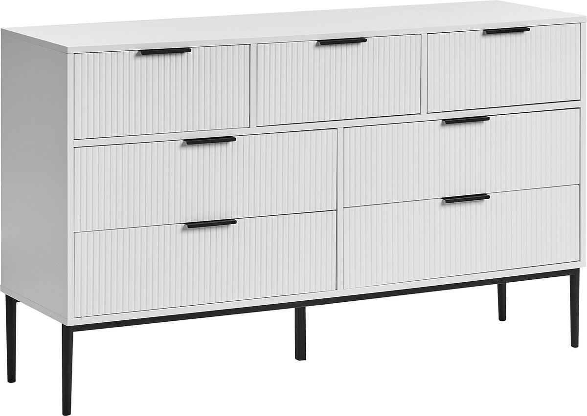 LEDUC - Ladekast 7 lades - Wit - MDF