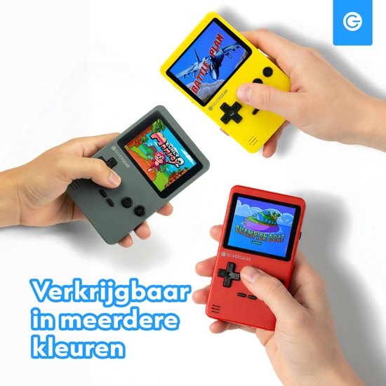 Silvergear Mini Console de jeu d'arcade rétro - Gris - Écran 2,8 pouces - 240 jeux