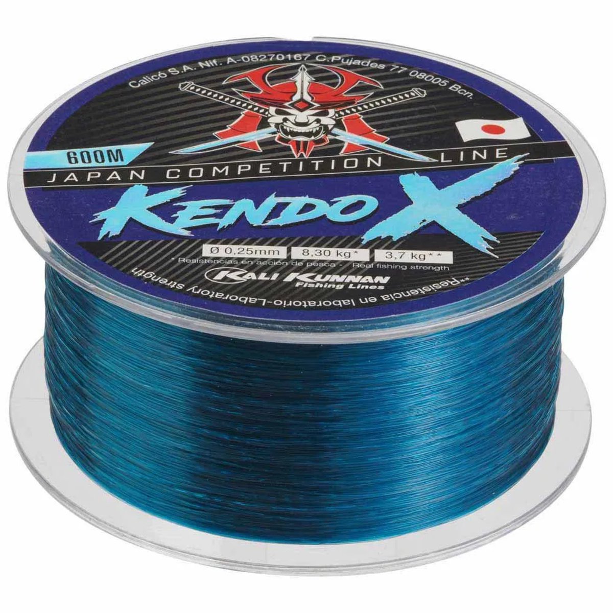 Kali Kunnan Kendo X 600 M Monofilament Blauw 0.400 mm