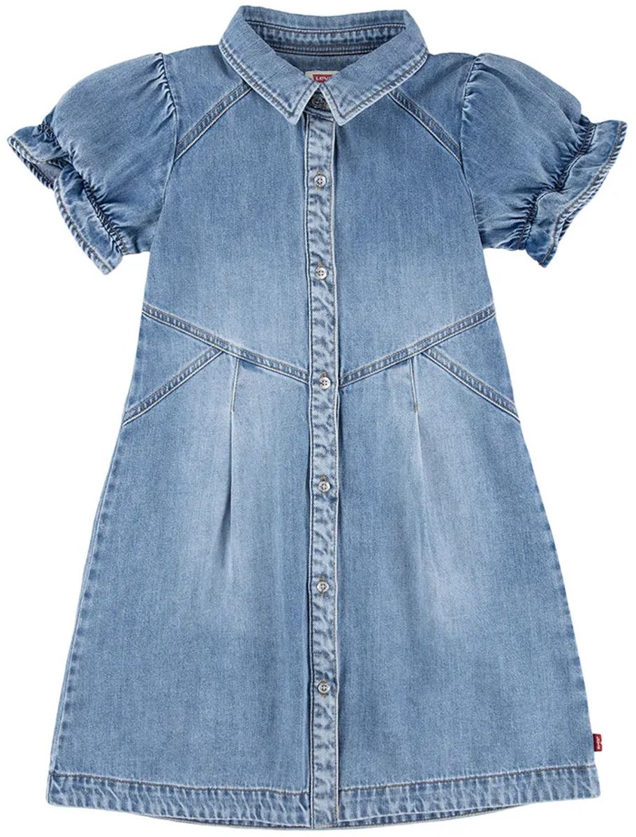Levi´s ® Kids Western Button Up Jurk 16 Years Blauw
