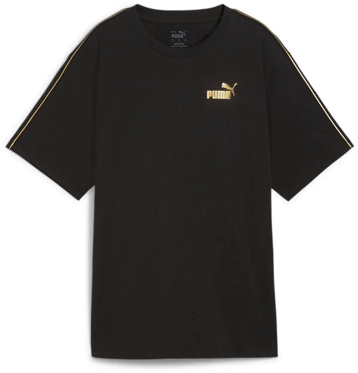 Puma Ess Tape Minimal T-shirt Met Korte Mouwen S Vrouw Zwart