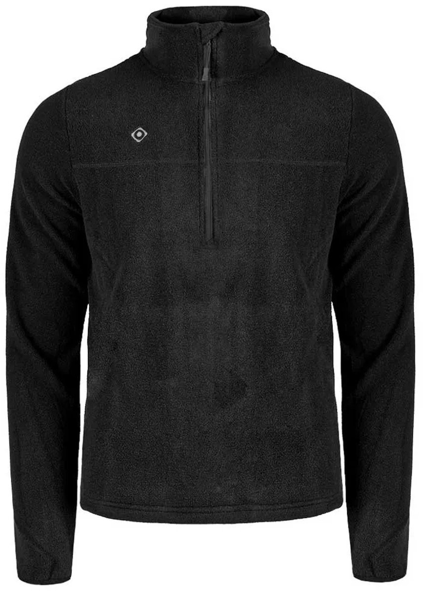 Izas Jordan M Fleece Met Kap Man Zwart