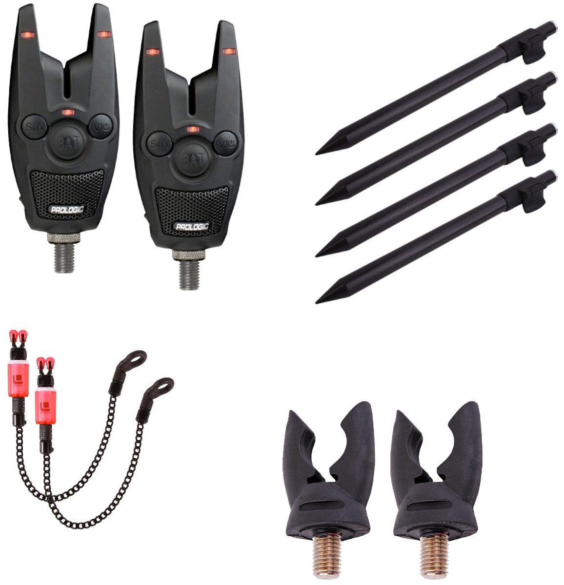 Prologic Bat Bite Alarm Set - 2 Rods - Karper Set