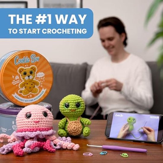 Haken voor Beginners: Amigurumi Pluche Dieren Haakset met Video Tutorial — afbeelding 3