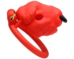 Kuisheidskooi Bull Master Series - Rood - Peniskooi - 4 maten ringen