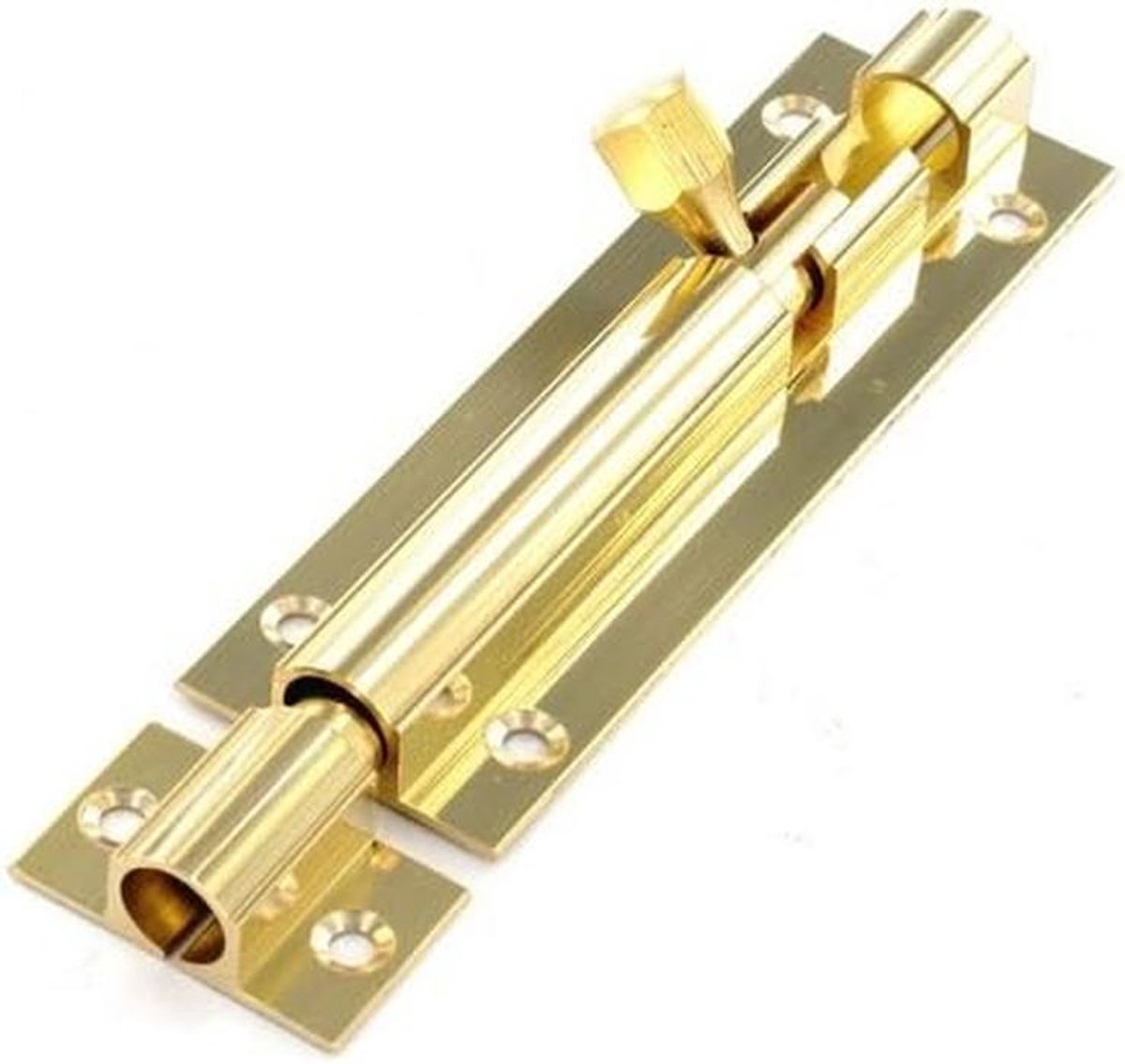 Massieve Gepolijste Koperen Deurknop 150 mm (6 Inch) - Stevig en Duurzaam