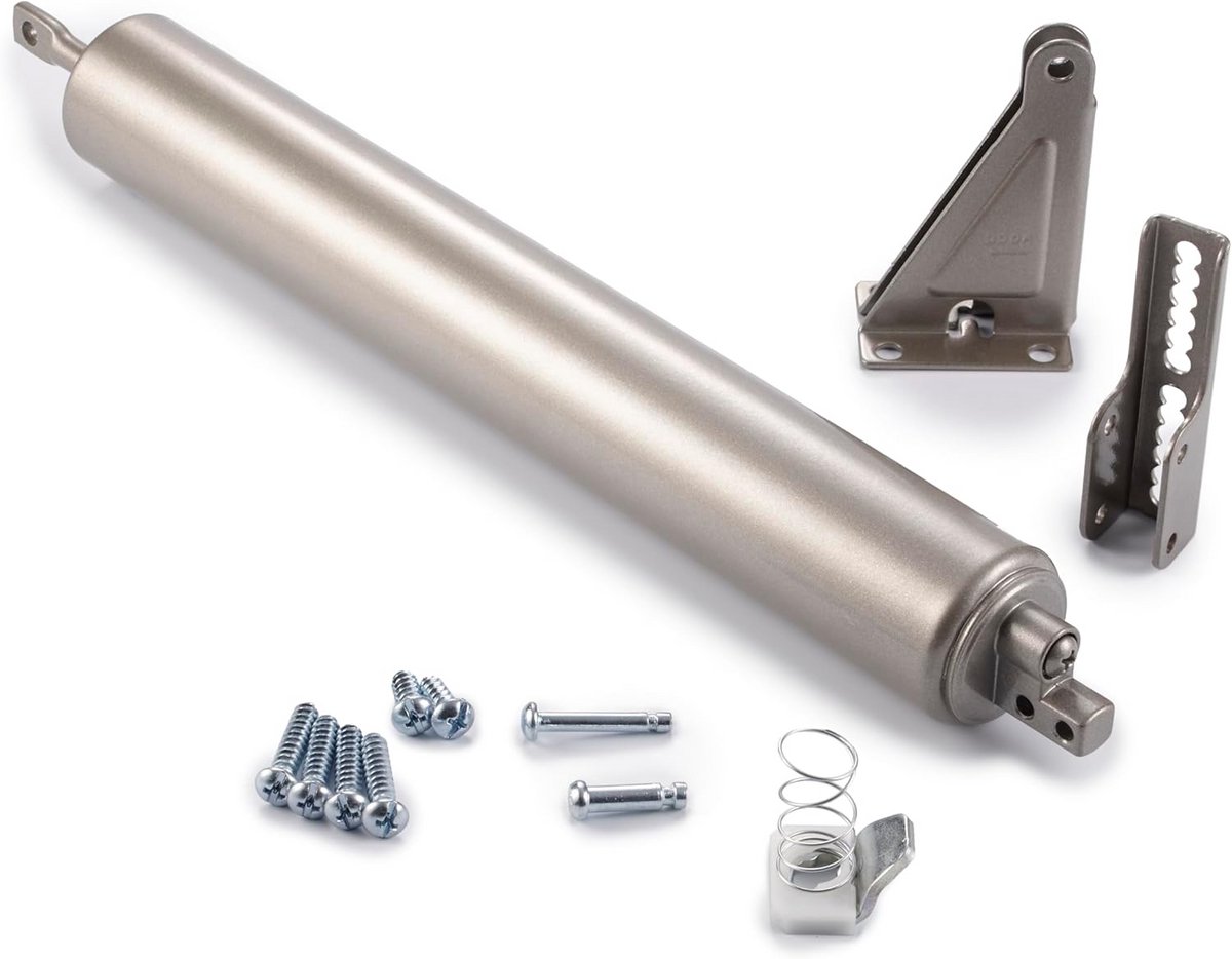 Zware Pneumatische Deurcloser voor Storm- en Hordeur - Aluminium 10.5 Inch