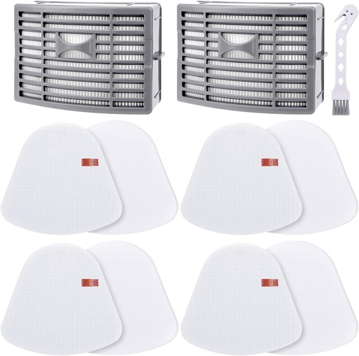 Vervangend filter set - 7 stuks - geschikt voor Shark Navigator NV580 NV581 NV586 Powered Lift Away DLX staande stofzuigerfilters - vergelijkbaar onderdeelnummer XFFT580 & XHEP580