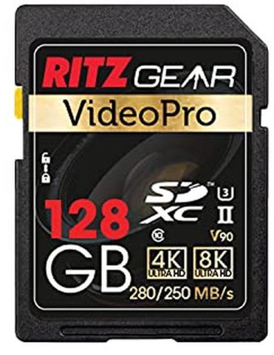 Professionele 128 GB SDXC-geheugenkaart UHS-II met Extreme Snelheid