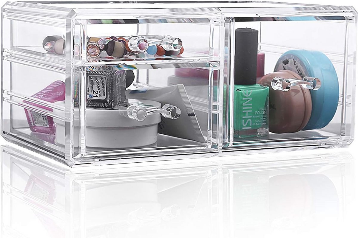 Bureau-organizer van acryl - make-up- en kantooraccessoires
