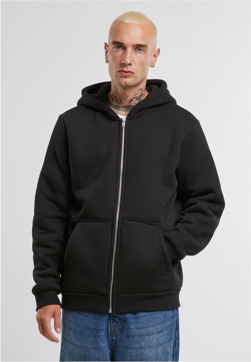 Urban Classics Bonded Sherpa Vest met capuchon 4XL Zwart