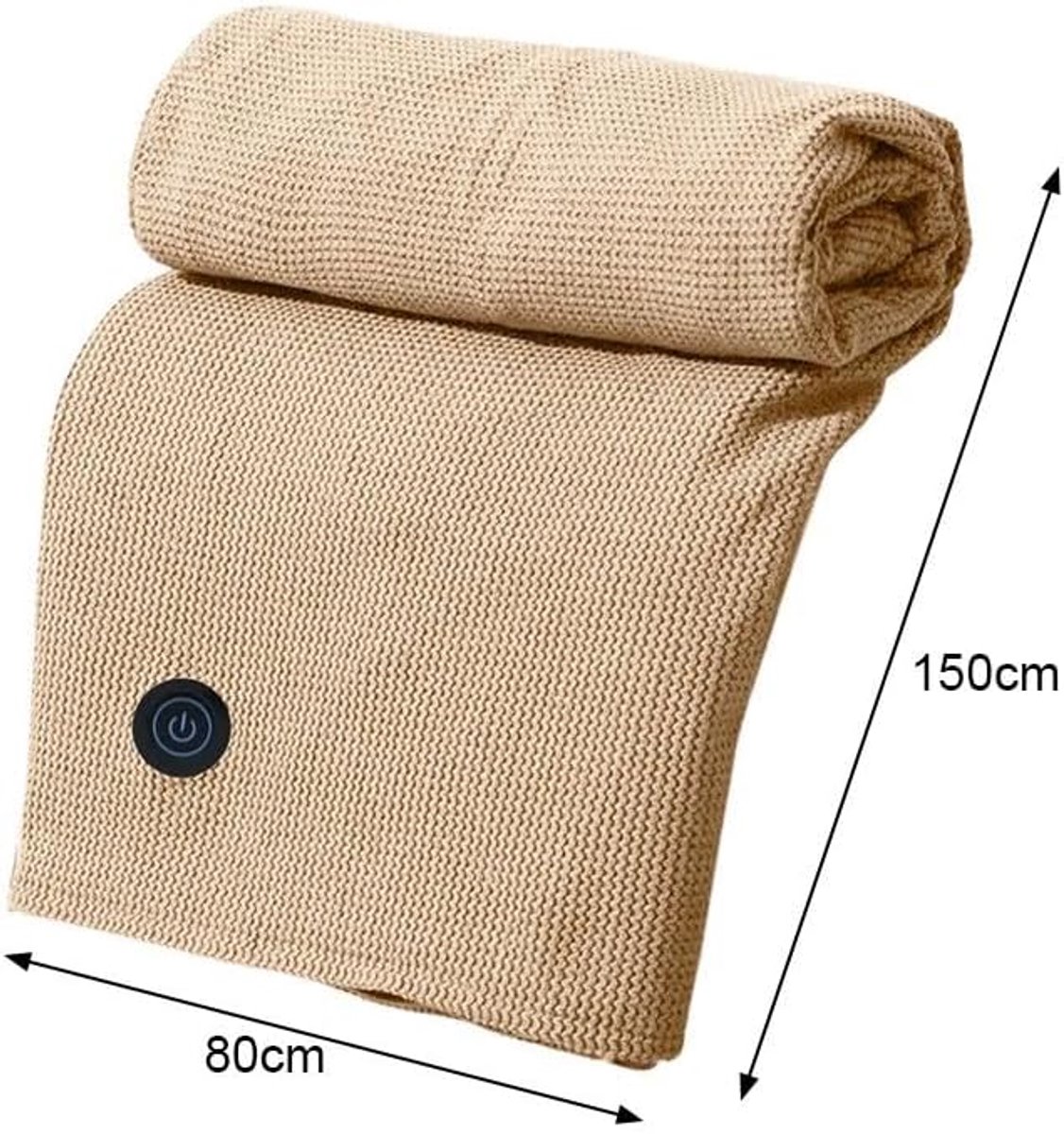 KZQ Elektrische Deken Draagbare Verwarmde Sjaal Voor Vrouwen Heated Shawl Blanket USB Heated Blanket Electric Shawl 3 Temperatuurstanden Snelwarmende Deken Opvouwbaar Drie Verwarmingsniveaus rood – foto 4