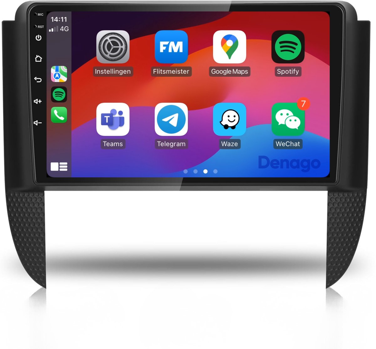 CarPlay autoradio geschikt voor Chevrolet Kaleos | 2004 t/m 2010 | Android 13 | 9 inch | Draadloos Apple CarPlay & Android Auto | 2GB + 32GB | QuadCore processor | Denago DNG-A346 | 2025 model | 2004 2005 2006 2007 2008 2009 2010 | Bluetooth & Wifi