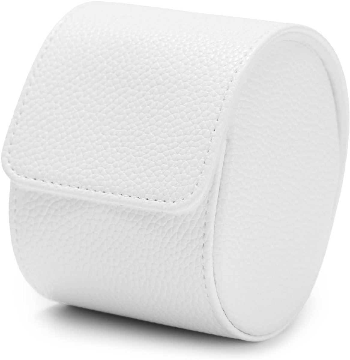 Luxury PU Leather Watch Box - Opslagdoos - Reis En Cadeau Voor Enkele Horloge - Kerstmis - Jubileum - Verjaardag - Wit - Modern