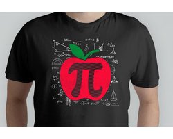 Apple Pi Day Math Lover - T Shirt - science - Gift - Cadeau - sciencefacts - wetenschap - wetenschapsfeitjes - math - mathlife - wiskunde - wiskundeliefde