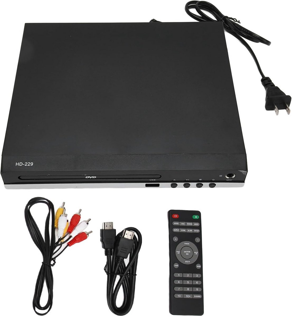 Compacte Mini DVD Speler met HDMI en USB, Geschikt voor Thuisgebruik
