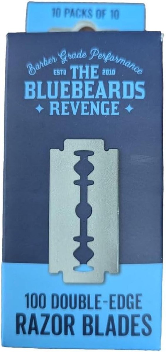 Stainless Steel Double Edge Razor Blades - 100 Pack for Safety Razors