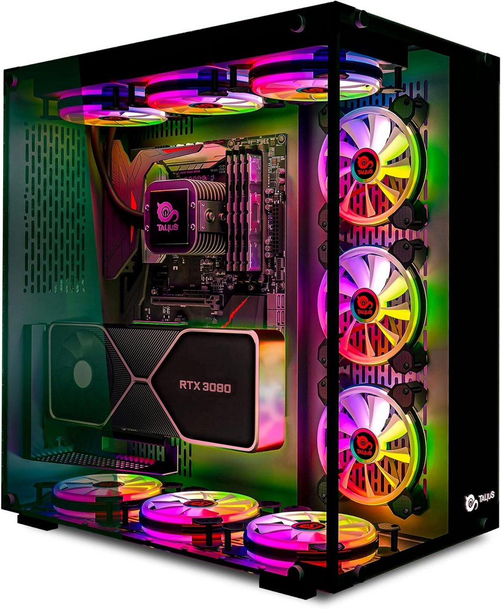 ATX Gaming Case met ARGB Ventilatoren en Tempered Glass