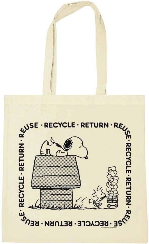 Bestel 'Peanuts Snoopy En Woodstock' Sticker maat S (10 x 10 cm) online
