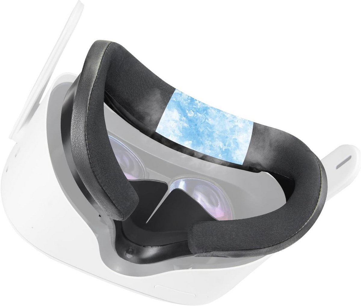 Gezichtskussenhoes Vervangingskit voor Oculus Quest 2 - Koelende Gel en Anti-Lekkage Neuspad - VR Accessoires voor Meta Quest 2