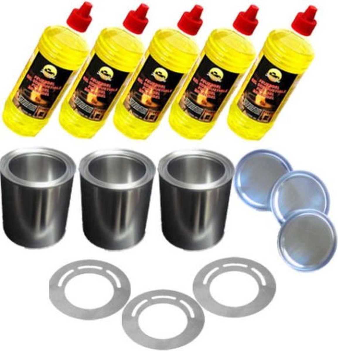5 Liter Brandgel voor Gelhaard Starterset - Perfect voor Camping en Open Haard
