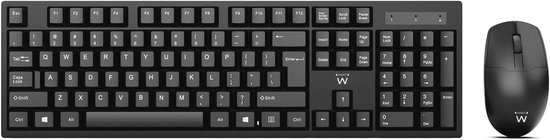 Trust Trezo Draadloos Toetsenbord En Muis Set - Italiaanse QWERTY, Stil En Ergonomisch