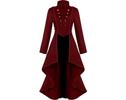 Gothic Victoriana Frack Jas voor Dames - Steampunk Vintage Kostuum voor Feest en Cosplay