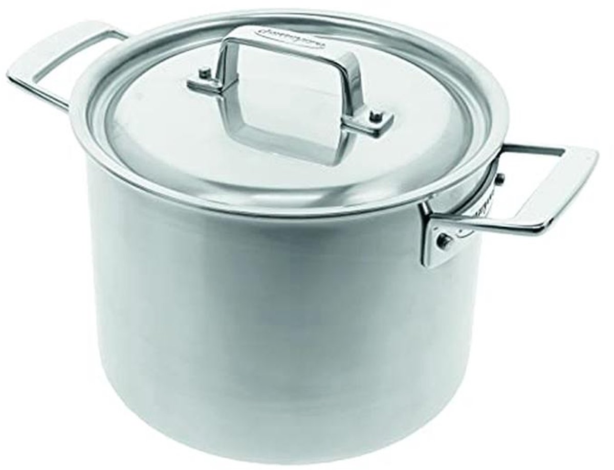 Soeppan RVS met Deksel - Geschikt voor Inductie en Oven, Energiezuinige Kookpot, 20 cm