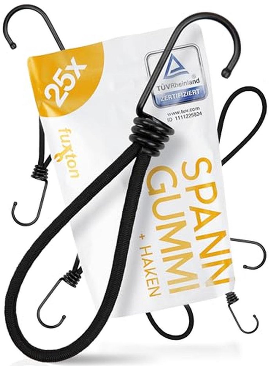 Afdekzeilspanner met Haken 50x13cm – Rubber Spanner voor Netten en Spandoeken