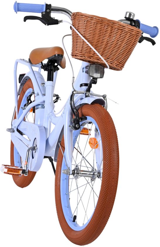 Volare Ashley Kinderfiets - Meisjes - 18 inch - Pastel Blauw - Twee handremmen — afbeelding 3