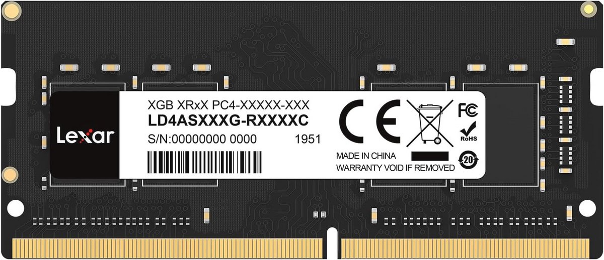 16GB DDR4 3200MHz SODIMM RAM Geheugen voor Laptop