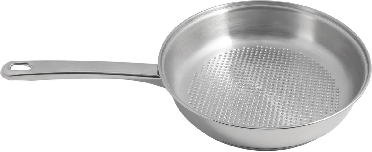 Koekenpan Ø 20 cm met drievoudige bodem en honingraatstructuur