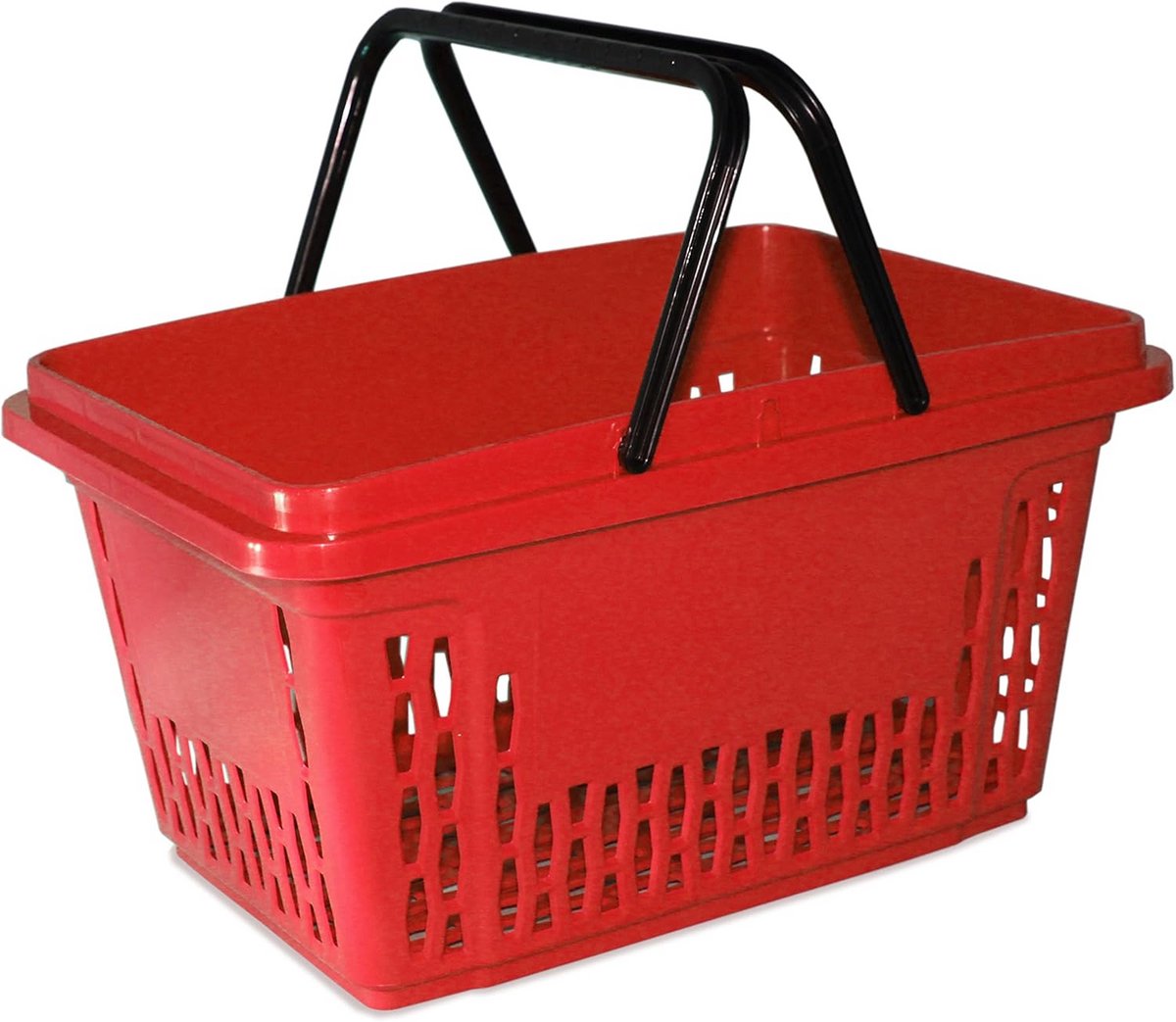 Set van 5 Kunststof Winkelmandjes 40L met Handvatten