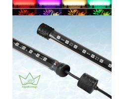 AquaKonings - aquariumverlichting - 58cm - 16 kleuren - Met afstandsbediening - Geschikt voor boven en onderwater - Aquariumlamp - aquarium licht